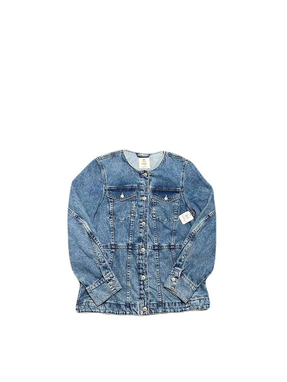 We the Free, Free People Women's Lula Denim Jacket In River Blues Small NWT